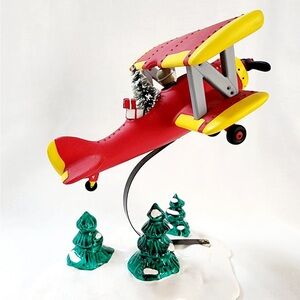 Dept. 56 “Spirit of the Snow Village” Airplane-Part of The Original Snow Village